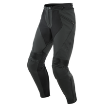 Load image into Gallery viewer, Dainese Pony 3 Leather Pants Perforated Matte Black Size - 50