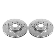 Load image into Gallery viewer, Power Stop 12-15 Land Rover Range Rover Evoque Front Evolution Drilled &amp; Slotted Rotors - Pair