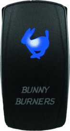 DragonFire Racing Lighted Switch Bunny Burner On/Off Blue