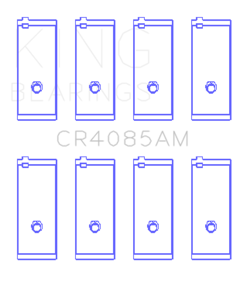 King Toyota 2T/3T/3T-G/4T-G Connecting Rod Bearing Set - Size STD