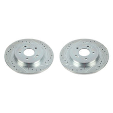 Load image into Gallery viewer, Power Stop 19-20 Hyundai Santa Fe Rear Evolution Drilled &amp; Slotted Rotors - Pair