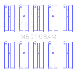 King Acura F22B1/Honda F22A1/F22A6/F22B1/F22B2/F22B6 Main Bearing Set - Size STD