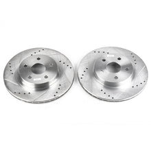 Load image into Gallery viewer, Power Stop 96-00 Toyota RAV4 Front Evolution Drilled &amp; Slotted Rotors - Pair