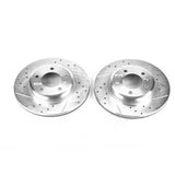 Power Stop 2000 BMW 323i Front Evolution Drilled & Slotted Rotors - Pair