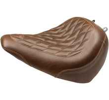 Load image into Gallery viewer, Mustang Harley Breakout Wide Tripper Solo Seat Diamond Stitch - Brown