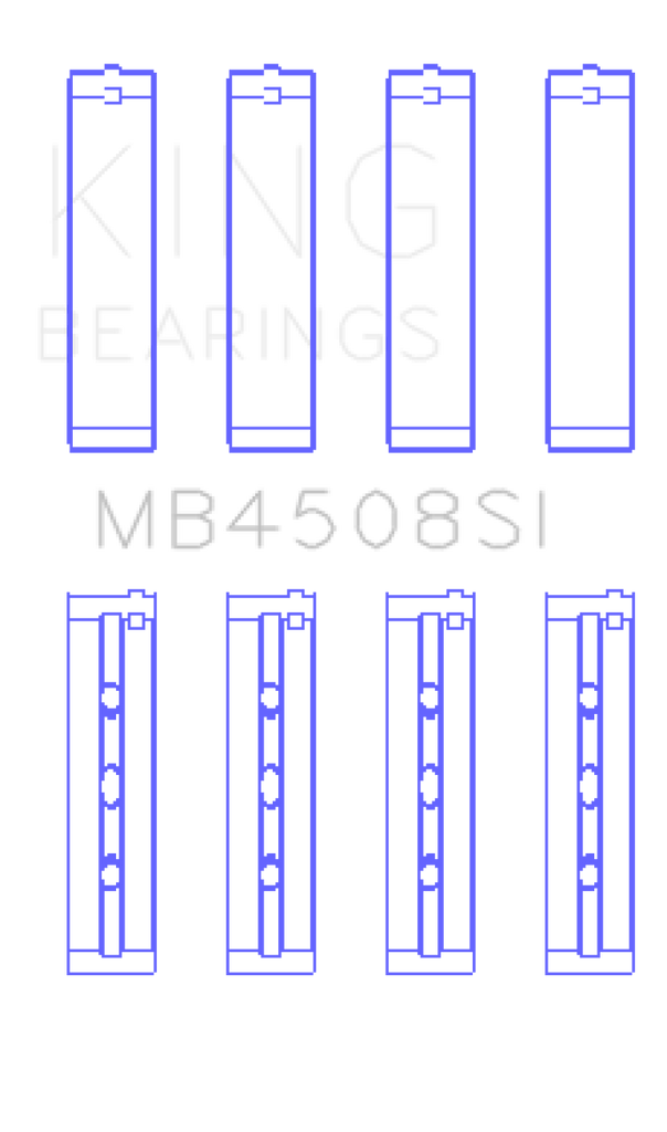 King Acura J30A/J32A/J35A/J35Z Performance Main Bearing Set - Size STD