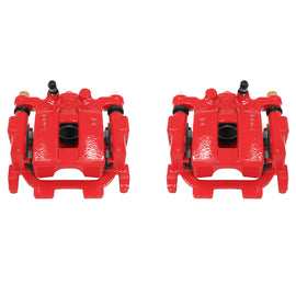 Power Stop 09-14 Nissan Maxima Rear Red Calipers w/Brackets - Pair