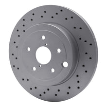 Load image into Gallery viewer, DFC 18-21 Subaru WRX STI Rear Drilled Hi-Carbon Alloy Geomet Coated Rotor