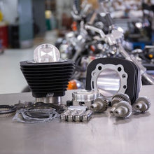 Load image into Gallery viewer, S&amp;S Cycle 00-21 Sportster Models 1200cc to 1250cc Hooligan Kit - Wrinkle Black