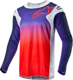 Racer Hoen Jersey Light Grey/Hot Orange/Black Sm