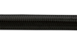 Vibrant -4 AN Black Nylon Braided Flex Hose (2 foot roll)