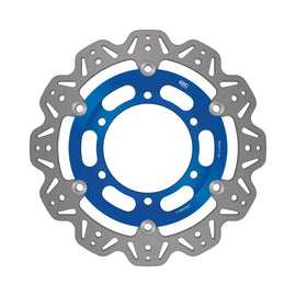 EBC 1992 Triumph Hinckley Daytona 750 3 cyl Front Left/Right Vee Floating Blue Rotor
