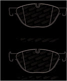 StopTech 09-17 BMW 5-Series Street Brake Pads w/Shims - Front
