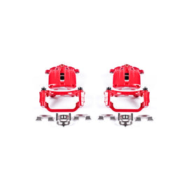 Power Stop 00-03 Cadillac DeVille Rear Red Calipers w/Brackets - Pair