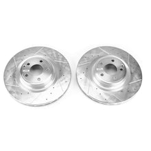 Load image into Gallery viewer, Power Stop 17-18 Mercedes-Benz SLC300 Front Evolution Drilled &amp; Slotted Rotors - Pair