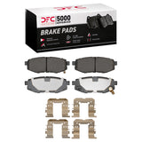 DFC 06-25 Scion FR-S Rear 5000 Advanced Ceramic Brake Pads and Hardware Kit