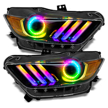 Load image into Gallery viewer, Oracle 15-17 Ford Mustang V6/GT/Shelby Dynamic DRL  w/ Halo Kit - ColorSHIFT - Dynamic SEE WARRANTY