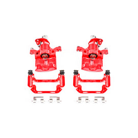 Power Stop 05-09 Buick Allure Rear Red Calipers w/Brackets - Pair