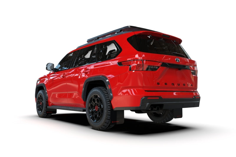 Rally Armor 23-25 Toyota Sequoia Black UR Mud Flap w/ Metallic Black Logo