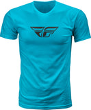 Fly F-Wing Tee Turquoise 2x