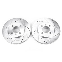 Load image into Gallery viewer, Power Stop 1991 BMW 318i Front Evolution Drilled &amp; Slotted Rotors - Pair