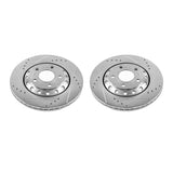 Power Stop 03-10 Audi A8 Quattro Rear Evolution Drilled & Slotted Rotors - Pair