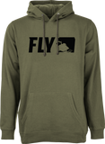 Fly Primary Hoodie Military Green Md