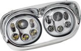 Led Headlight Chr/Chr Halo Fltr `98-13