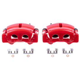 Power Stop 09-12 Chevrolet Colorado Front Red Calipers w/Brackets - Pair