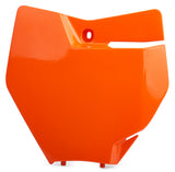 Front Number Plate Orange