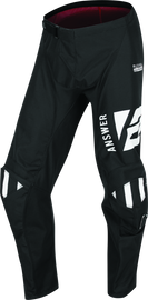 Answer Syncron Merge Pant Black/White Youth Size - 24