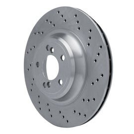 DFC 15-20 BMW M2 Right Rear Drilled Brake Rotor