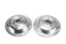 Load image into Gallery viewer, Power Stop 16-18 Hyundai Tucson Rear Evolution Drilled &amp; Slotted Rotors - Pair