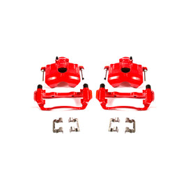Power Stop 08-11 Ford Focus Front Red Calipers w/Brackets - Pair