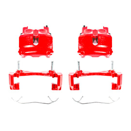 Power Stop 99-02 Jeep Grand Cherokee Front Red Calipers w/Brackets - Pair
