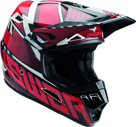 Answer AR3 Rapid Helmet Red/Black/White - 2XL