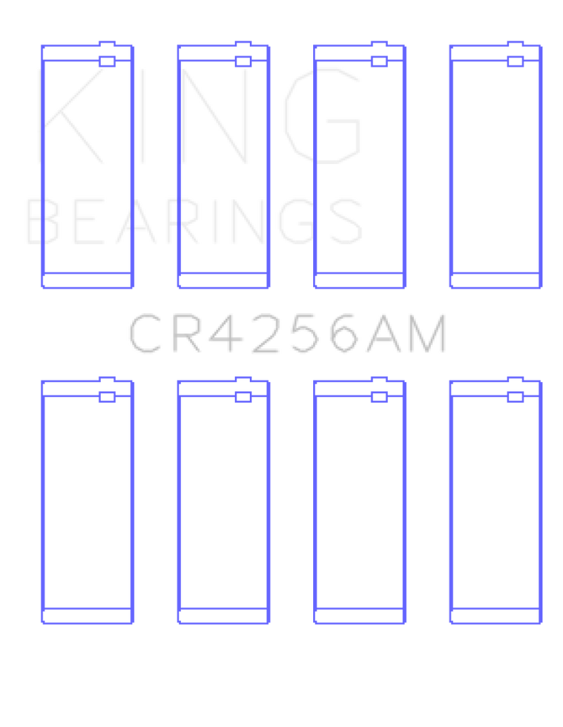 King Chrysler 148/148 Turbo DOHC 16V/Jeep 148 DOHC 16V Rod Bearing Set - Size STD