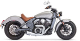 Combat 2-1 Shorty Chrome W/Black Tip `14-Up Scout