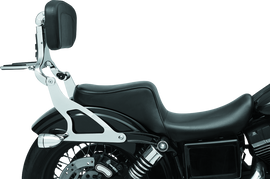 Kuryakyn Fixed Mounts Multi-Purpose Driver & Passenger Backrest 06-17 Dyna Models Chrome
