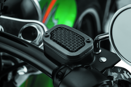 Kuryakyn Mesh Master Cylinder Cover Brake Black