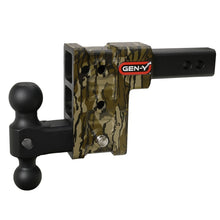 Load image into Gallery viewer, Gen-Y Mega Duty 2in Shank 5in Drop 1.5K TW 10K Hitch w/GH-031 Dual-Ball - Mossy Oak