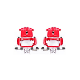 Power Stop 04-05 Cadillac DeVille Rear Red Calipers w/Brackets - Pair