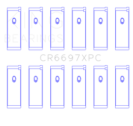 King Nissan RB25/RB26 (Size .026) Coated Performance Rod Bearing Set