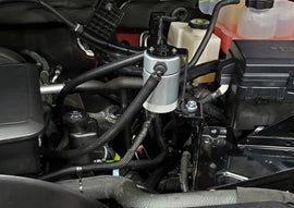 J&L 20-25 Chevy Silverado/GMC Sierra 2500/3500 6.6L Drivers Side Oil Separator 3.0 - Clear Anodi