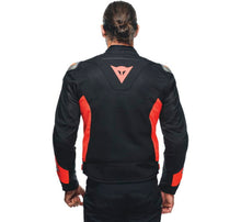Load image into Gallery viewer, Dainese Energyca Air Tex Jacket Black/Fluorescent-Red Size - 54