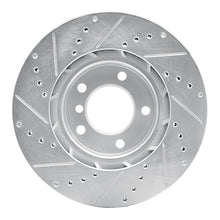 Load image into Gallery viewer, R1 95-99 BMW M3 E36 Left Front Drilled &amp; Slotted Silver Brake Rotor