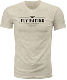 Fly Motto Tee Natural Sm
