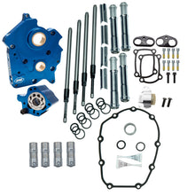 Load image into Gallery viewer, S&amp;S Cycle 2017+ M8 WC Model Cam Chest Kit w/o Cam - Chrm Pushrod Tubes &amp; Chain Tensioner - Incl. VVT