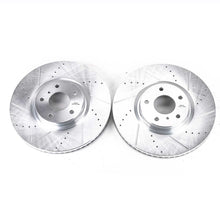 Load image into Gallery viewer, Power Stop 07-08 Infiniti G35 Front Evolution Drilled &amp; Slotted Rotors - Pair