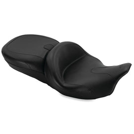 Mustang 08-21 Harley Electra Glide,Rd Glide,Rd King,Str Glide Touring Summit 1PC Seat - Black